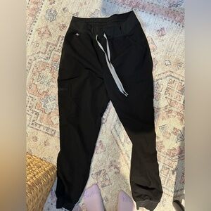 Black FIGS jogger scrubs